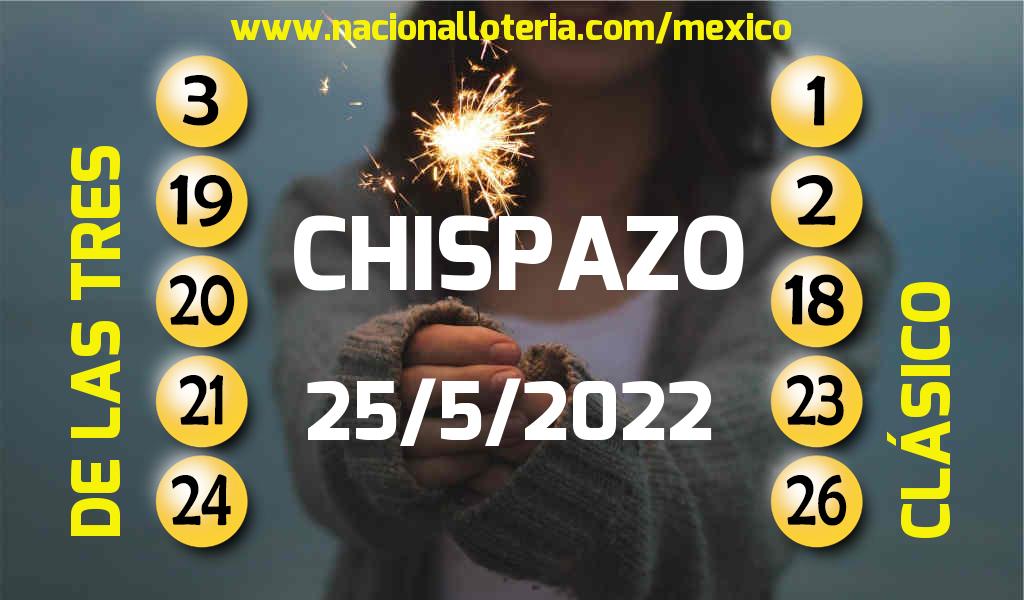 Resultados del Chispazo del Miércoles 25 de Mayo de 2022