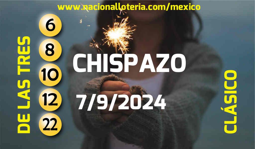 Resultados del Chispazo del Sábado 7 de Septiembre de 2024