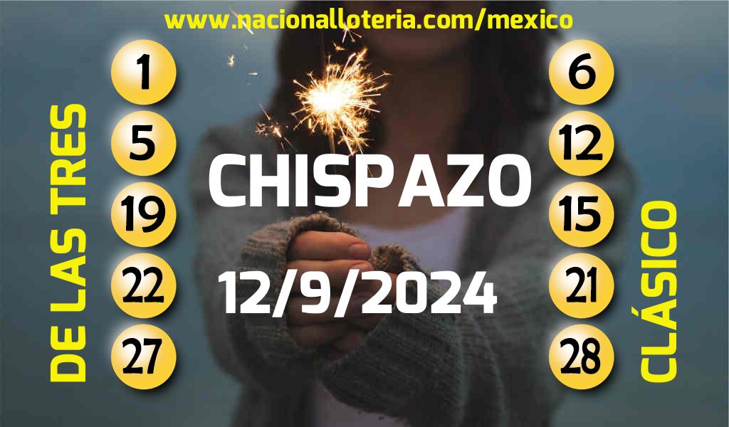 Resultados del Chispazo del Jueves 12 de Septiembre de 2024