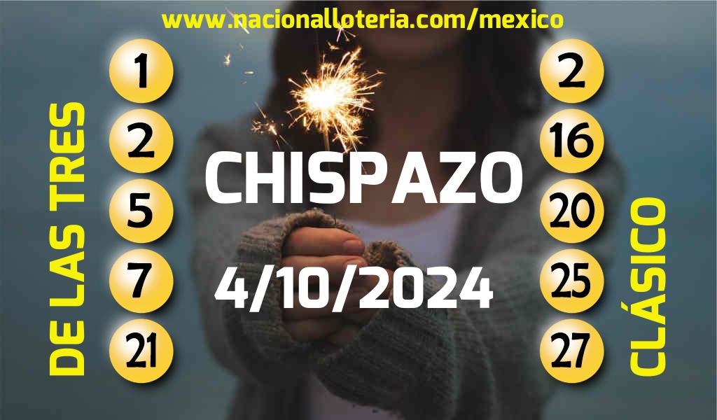 Resultados del Chispazo del Viernes 4 de Octubre de 2024