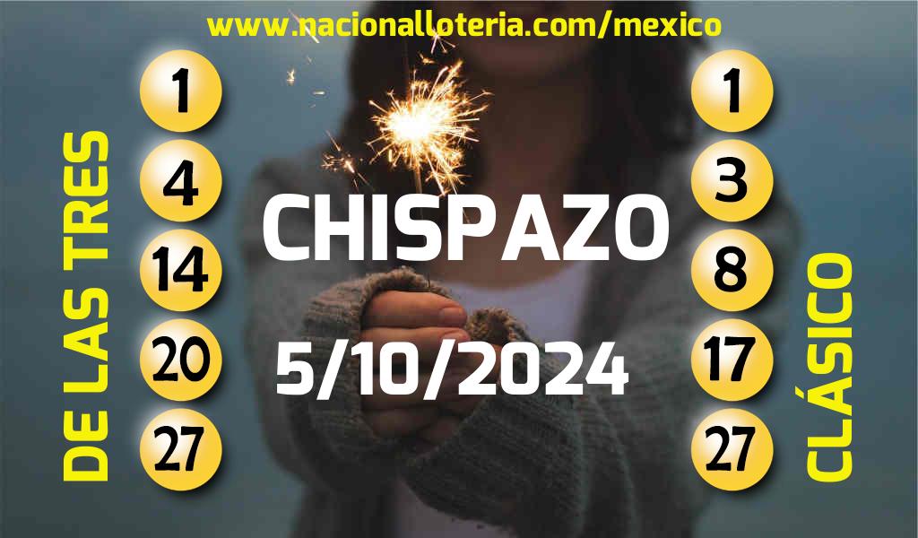 Resultados del Chispazo del Sábado 5 de Octubre de 2024