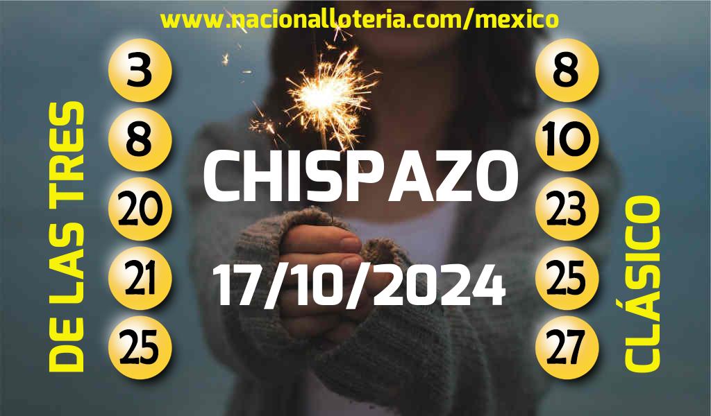 Resultados del Chispazo del Jueves 17 de Octubre de 2024