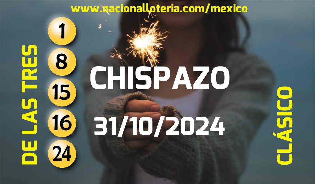 Resultados del Chispazo del Jueves 31 de Octubre de 2024