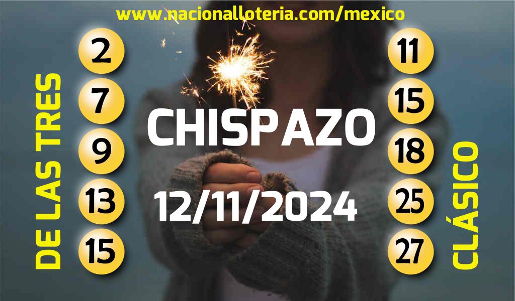 Resultados del Chispazo del Martes 12 de Noviembre de 2024