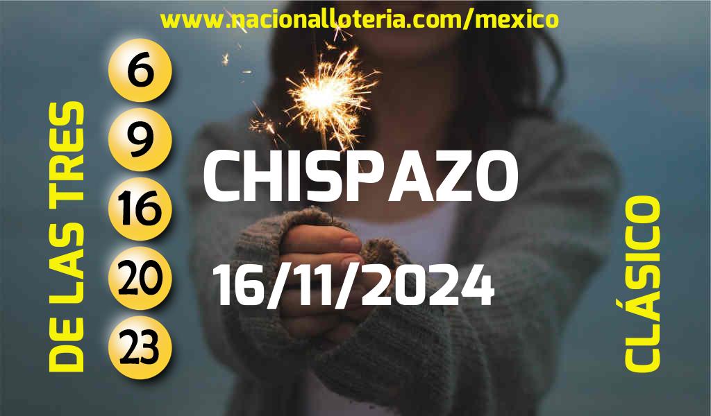 Resultados del Chispazo del Sábado 16 de Noviembre de 2024