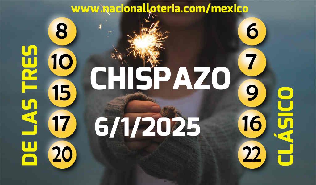 Resultados del Chispazo del Lunes 6 de Enero de 2025