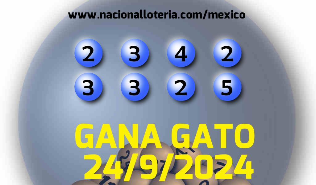 Resultados del Gana Gato del Martes 24 de Septiembre de 2024