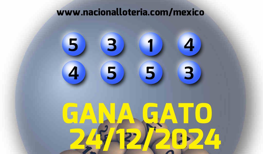 Resultados del Gana Gato del Martes 24 de Diciembre de 2024