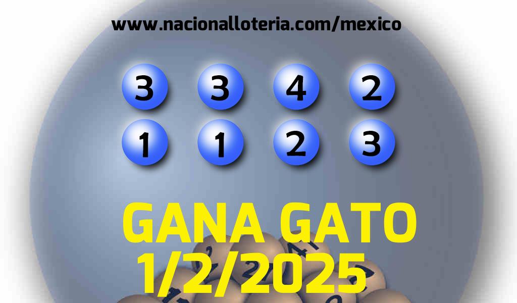 Resultados del Gana Gato del Sábado 1 de Febrero de 2025