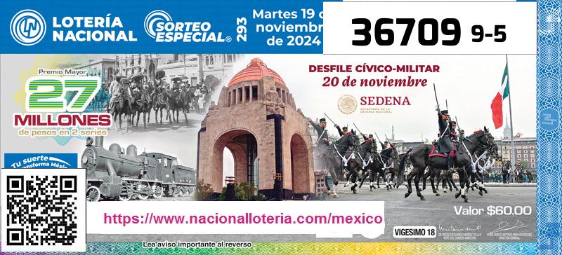 Premio Mayor de la Lotería del Martes 19 de Noviembre de 2024