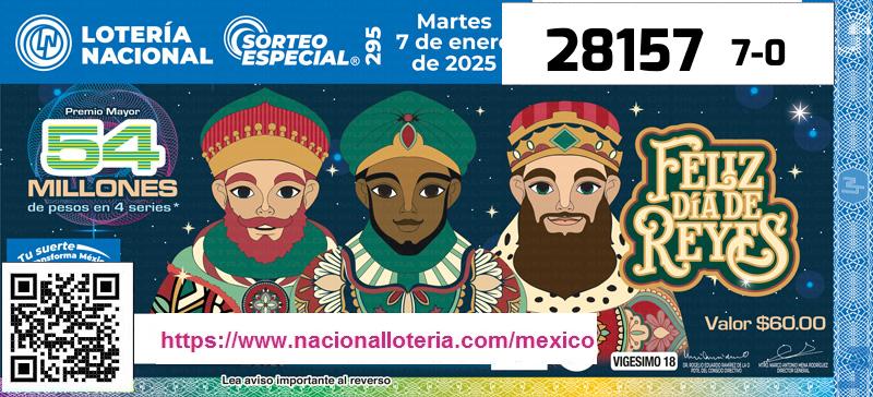 Premio Mayor de la Lotería del Martes 7 de Enero de 2025