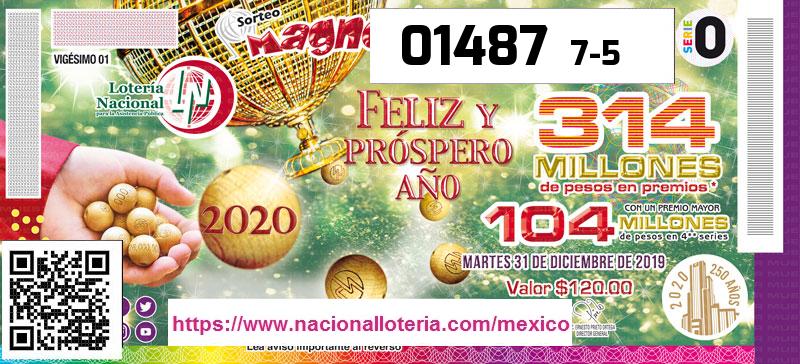 Sorteo Magno 374 Del Martes 31 De Diciembre De 2019 Resultados