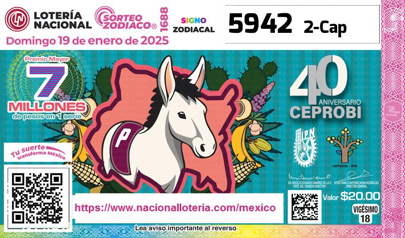 Premio Mayor de la Lotería del Domingo 19 de Enero de 2025