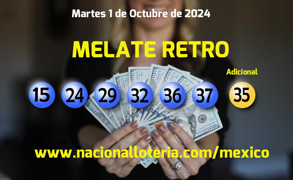 Resultados del Melate Retro del Martes 1 de Octubre de 2024